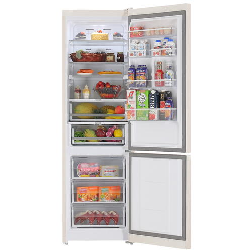 Купить Холодильник с морозильником   Hotpoint HT 1816 AB бежевый  5451936. Характеристики, отзывы и цены в Донецке