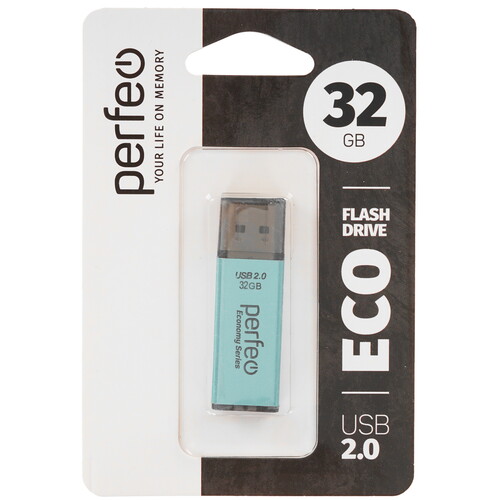 Купить Память USB Flash 32 ГБ Perfeo E03 Economy Series [PF-E03G032ES]  9209062. Характеристики, отзывы и цены в Донецке
