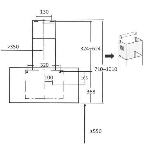 Купить Вытяжка наклонная DEXP CH60-SL0 Auto-Open черный/черный  9279078. Характеристики, отзывы и цены в Донецке