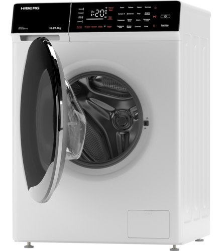 Купить Стирально-сушильная машина HIBERG i-DDQ9 - 10714 W белый  9079279. Характеристики, отзывы и цены в Донецке