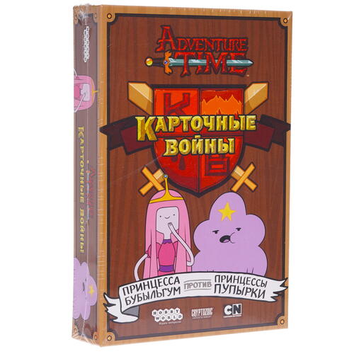 Купить Игра настольная "Время приключений: Карточные войны. Принцесса Бубыльгум против Принцессы Пупырки"  9910674. Характеристики, отзывы и цены в Донецке