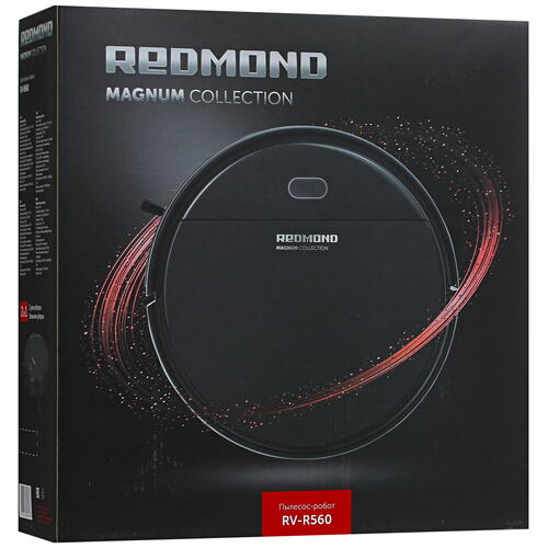 Купить Робот-пылесос Redmond RV-R560 черный  9031136. Характеристики, отзывы и цены в Донецке