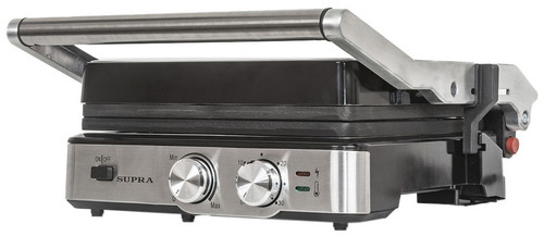Купить Гриль SUPRA GS-7620 серебристый  9055036. Характеристики, отзывы и цены в Донецке