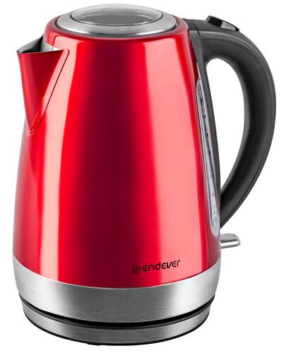 Купить Электрочайник Endever Skyline KR-234S красный  5301871. Характеристики, отзывы и цены в Донецке