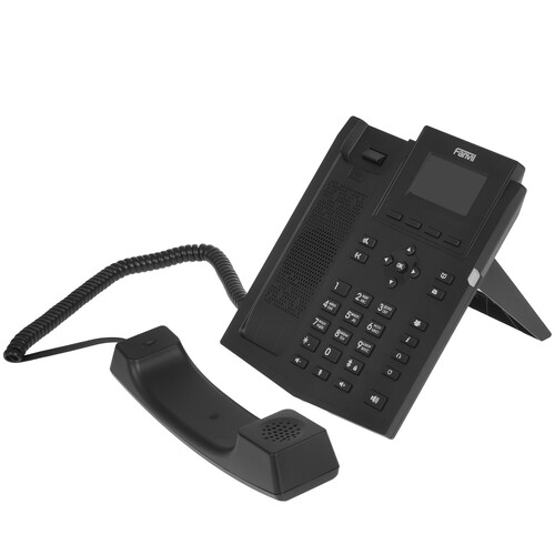 Купить IP-телефон Fanvil X301W черный  9190710. Характеристики, отзывы и цены в Донецке