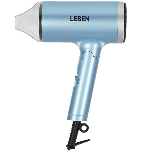 Купить Фен LEBEN 259-218 голубой/серый  9237126. Характеристики, отзывы и цены в Донецке
