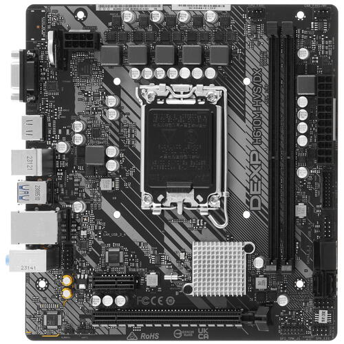 Купить Материнская плата DEXP H610M-HVS/DX  5094102. Характеристики, отзывы и цены в Донецке
