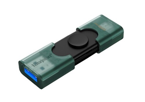 Купить Память USB Flash 128 ГБ Kingston DataTraveler Duo  5641727. Характеристики, отзывы и цены в Донецке