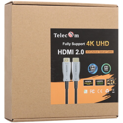 Купить Кабель однонаправленный Telecom HDMI - HDMI, 40 м  5471763. Характеристики, отзывы и цены в Донецке