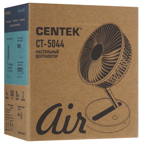 Купить Вентилятор Centek CT-5044  белый  9250530. Характеристики, отзывы и цены в Донецке