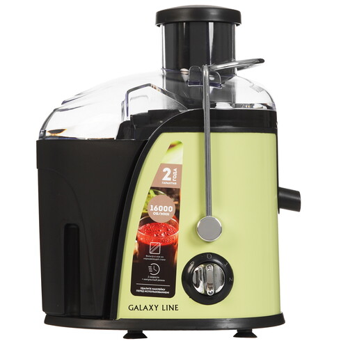 Купить Соковыжималка электрическая Galaxy Line GL 0815 зеленый  9221582. Характеристики, отзывы и цены в Донецке