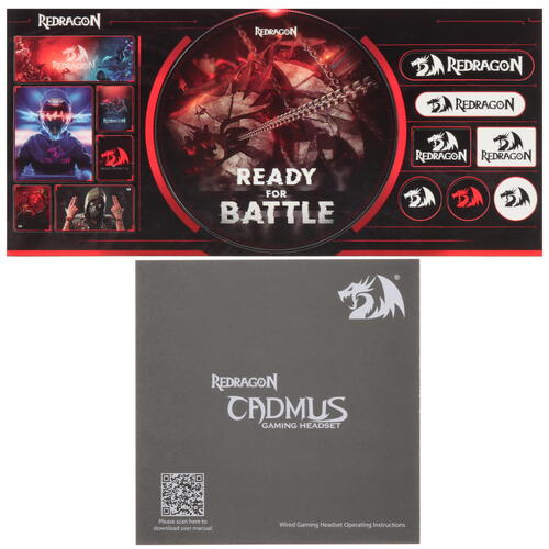 Купить Проводные наушники Redragon Cadmus RGB черный 2024  5463203. Характеристики, отзывы и цены в Донецке