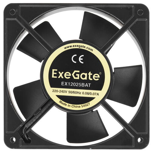 Купить Вентилятор ExeGate EX12025BAT [EX289014RUS]  5354946. Характеристики, отзывы и цены в Донецке