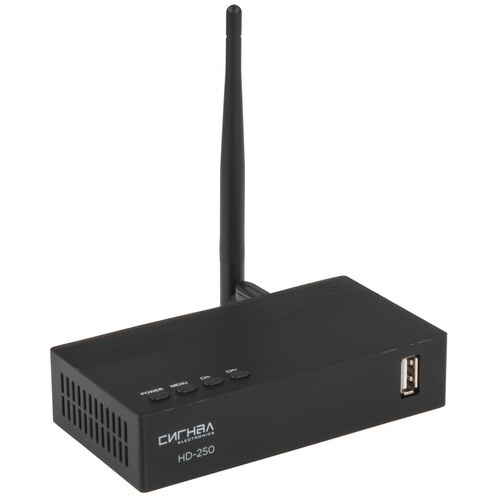 Купить Приставка для цифрового ТВ Сигнал HD-250 черный  5469895. Характеристики, отзывы и цены в Донецке