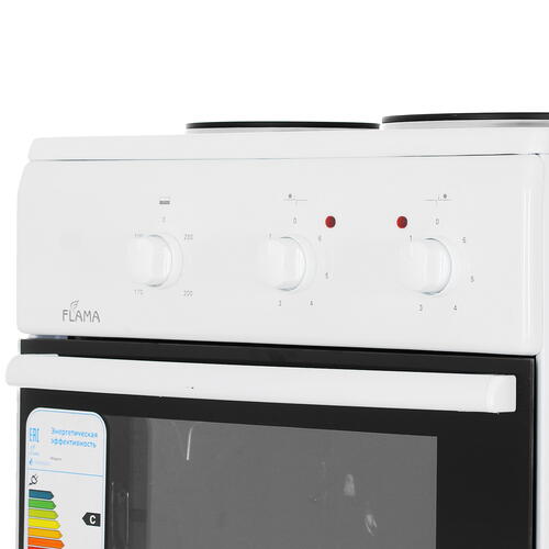 Купить Электрическая плита FLAMA CE 32011 W белый  9973269. Характеристики, отзывы и цены в Донецке