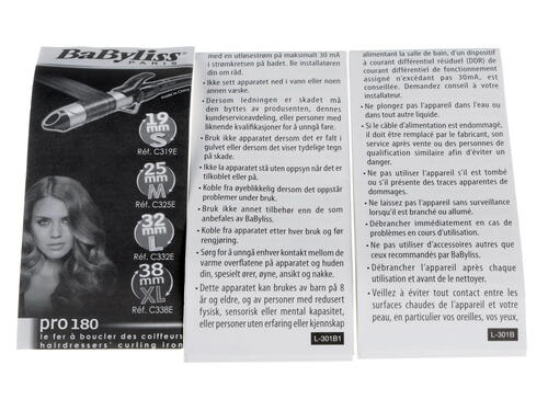 Купить Щипцы для завивки волос BaByliss C319E  6607404. Характеристики, отзывы и цены в Донецке