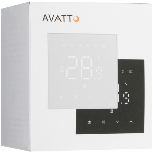 Купить Умный терморегулятор AVATTO WT410-WH-3A-B  5634020. Характеристики, отзывы и цены в Донецке