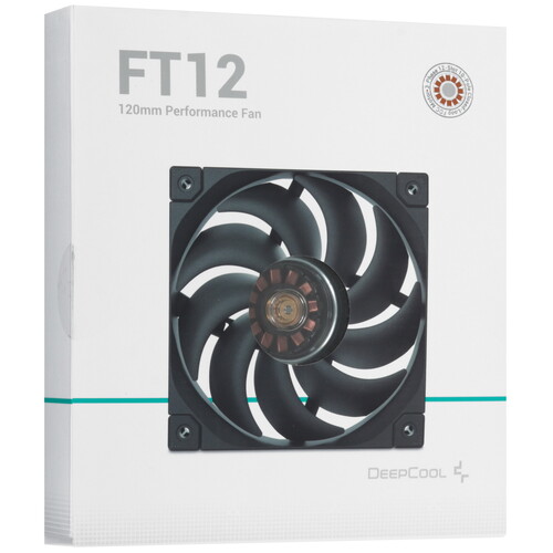 Купить Вентилятор DEEPCOOL FT12  черный  5495526. Характеристики, отзывы и цены в Донецке