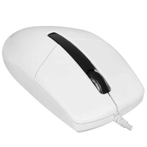 Купить Мышь проводная A4Tech N-530 [1920839] белый  5424238. Характеристики, отзывы и цены в Донецке