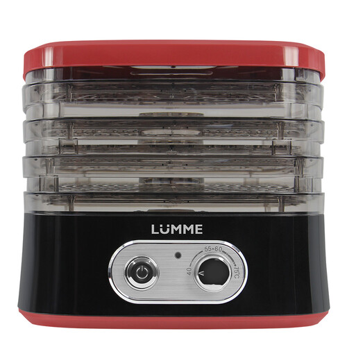 Купить Сушилка для овощей и фруктов LUMME LU-FD1854A красный  9148510. Характеристики, отзывы и цены в Донецке