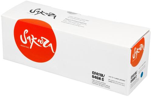 Купить Картридж лазерный SAKURA CF411X/046HC голубой, с чипом  5363673. Характеристики, отзывы и цены в Донецке