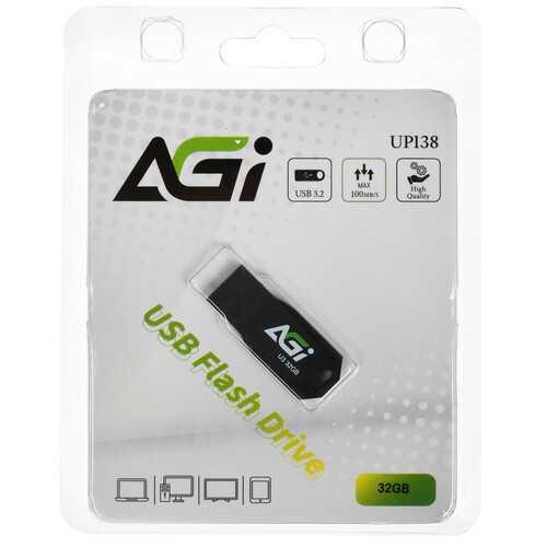 Купить Память USB Flash 32 ГБ Agi UP138 [AGI032GBBUP138-RT]  5621095. Характеристики, отзывы и цены в Донецке