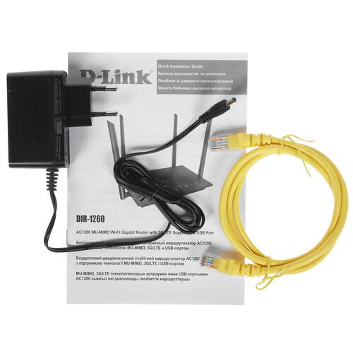 Купить Wi-Fi роутер D-Link DIR-1260  5301925. Характеристики, отзывы и цены в Донецке
