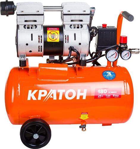 Купить Компрессор поршневой безмасляный Кратон AC-180-24-OFS  9024836. Характеристики, отзывы и цены в Донецке