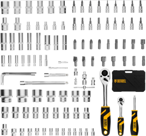 Купить Набор инструментов Denzel 15814  5637115. Характеристики, отзывы и цены в Донецке