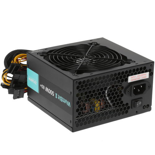 Купить Блок питания ZALMAN Wattbit II 500W [ZM500-XE II] черный  4711612. Характеристики, отзывы и цены в Донецке