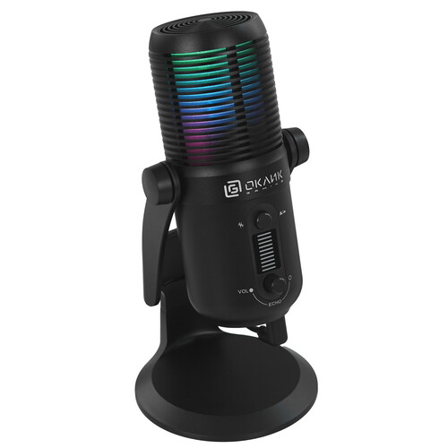 Купить Микрофон Оклик SM-400G черный  9211397. Характеристики, отзывы и цены в Донецке