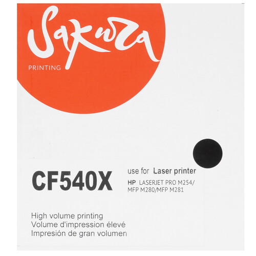Купить Картридж лазерный SAKURA CF540X (203X) черный, с чипом  5363547. Характеристики, отзывы и цены в Донецке