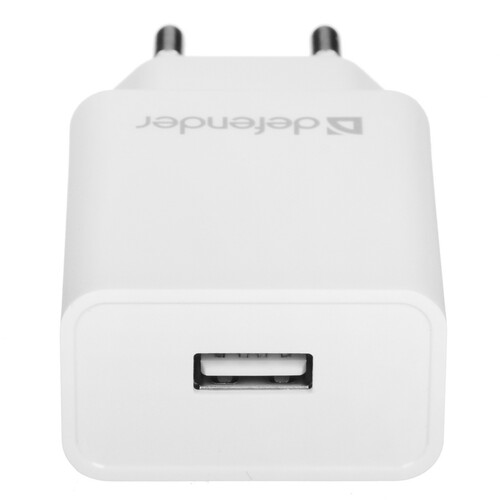 Купить Сетевое зарядное устройство Defender EPA-10 белый  4900834. Характеристики, отзывы и цены в Донецке