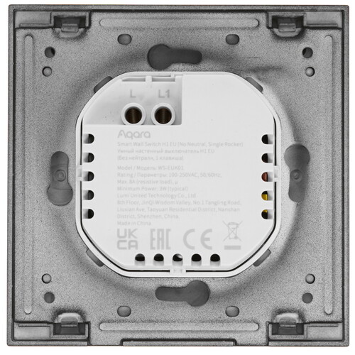 Купить Умный выключатель Aqara WS-EUK01  5465422. Характеристики, отзывы и цены в Донецке