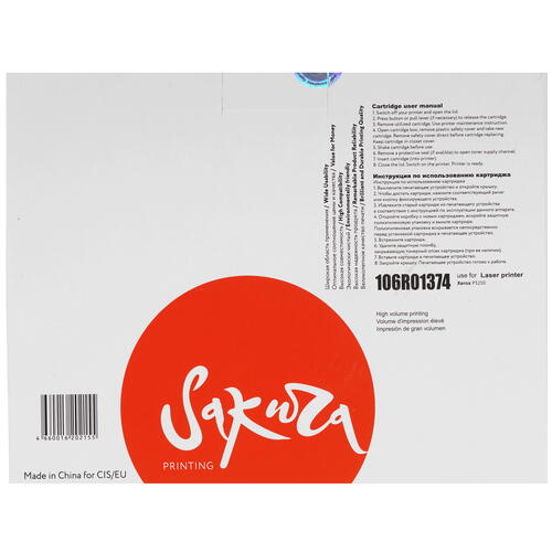 Купить Картридж лазерный SAKURA 106R01374 черный  5363762. Характеристики, отзывы и цены в Донецке