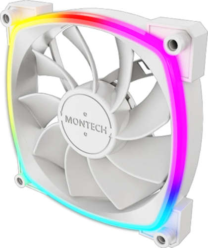 Купить Комплект вентиляторов Montech RX120 [RX120W3P] белый  5620656. Характеристики, отзывы и цены в Донецке