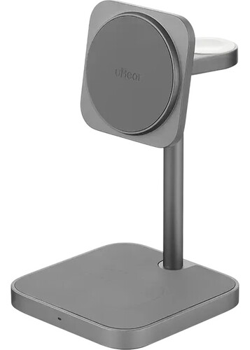 Купить Беспроводное зарядное устройство uBear Evoke серый  9302716. Характеристики, отзывы и цены в Донецке