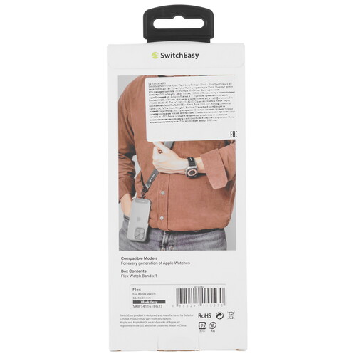 Купить Ремешок SwitchEasy для Apple Watch 38/ 40/ 41mm серый  9106863. Характеристики, отзывы и цены в Донецке