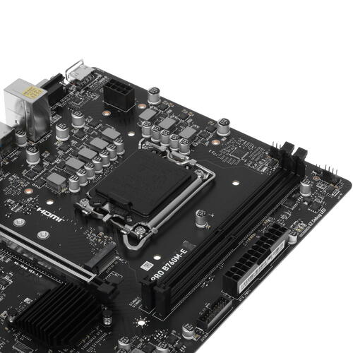 Купить Материнская плата MSI PRO B760M-E  5432699. Характеристики, отзывы и цены в Донецке