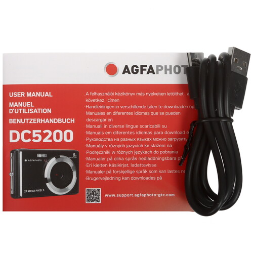 Купить Компактный фотоаппарат AgfaPhoto DC5200 черный  5468002. Характеристики, отзывы и цены в Донецке