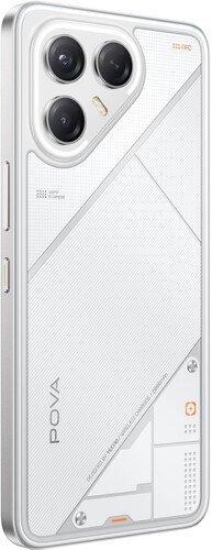 Купить 6.67" Смартфон Tecno POVA 7 Ultra 5G 256 ГБ белый  5635543. Характеристики, отзывы и цены в Донецке