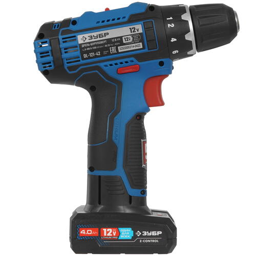 Купить Дрель-шуруповерт Зубр DL-121-42 12V MAX PRO  9927701. Характеристики, отзывы и цены в Донецке