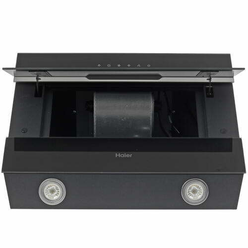 Купить Вытяжка наклонная Haier HVX-W692GBA черный/серебристый  1374247. Характеристики, отзывы и цены в Донецке