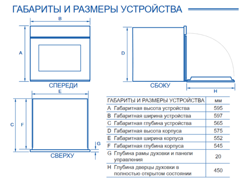 Купить Электрический духовой шкаф Haier HOQ-K2ANN3BX черный  5434242. Характеристики, отзывы и цены в Донецке