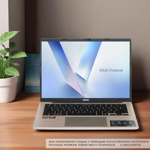 Купить 14" Ноутбук ASUS Vivobook 14 M1407KA-LY029 золотистый  5612600. Характеристики, отзывы и цены в Донецке