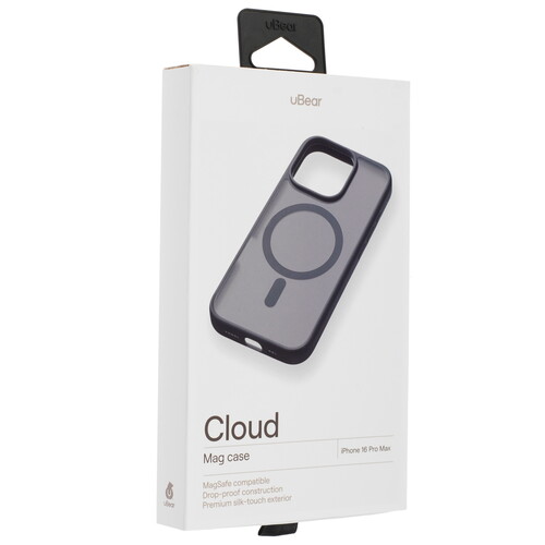 Купить Накладка  uBear Cloud Mag Case для Apple iPhone 16 Pro Max черный/прозрачный  5474401. Характеристики, отзывы и цены в Донецке