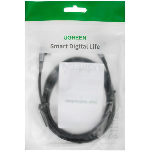 Купить Кабель круглый Ugreen USB Type-C - USB Type-C черный 2 м  5025816. Характеристики, отзывы и цены в Донецке