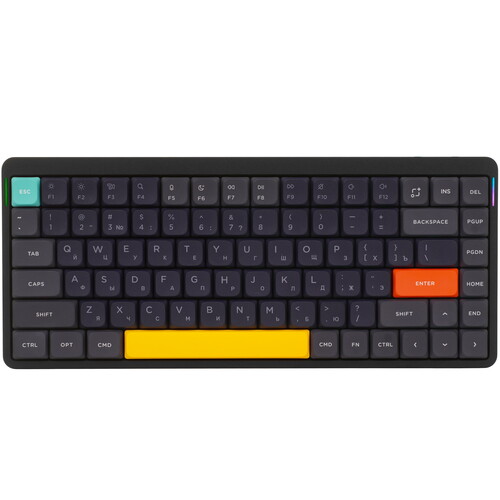 Купить Клавиатура проводная + беспроводная Nuphy AIR75v2  9192139. Характеристики, отзывы и цены в Донецке