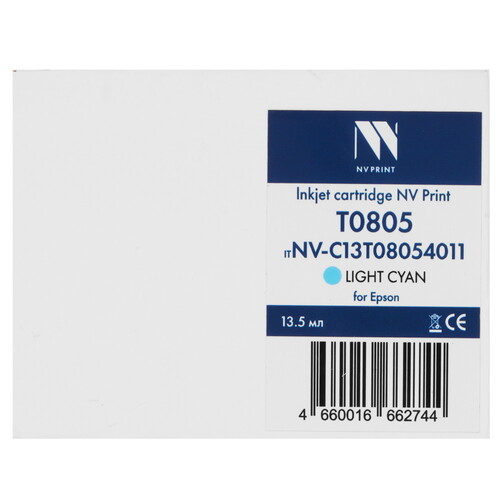 Купить Картридж NV Print T0805 светло-голубой  5643294. Характеристики, отзывы и цены в Донецке
