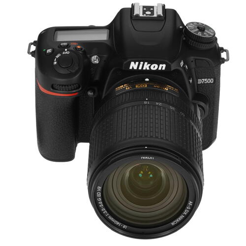 Купить Зеркальный фотоаппарат Nikon D7500 Kit 18-140mm VR черный  5065521. Характеристики, отзывы и цены в Донецке